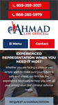 Mobile Screenshot of ahmadlaw.com